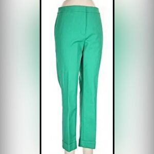 Ann Taylor Women's Green Cuffed Pants